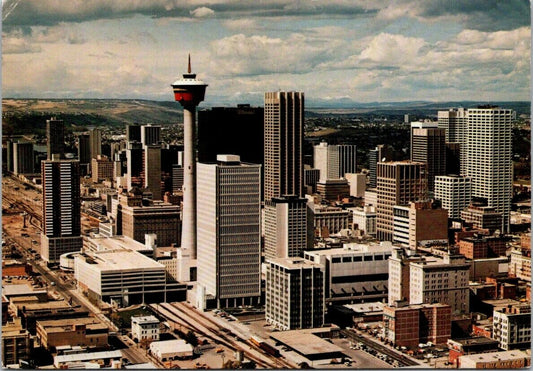 Postcard Vintage 626 High Calgary Tower Alberta Canada Postage 1981