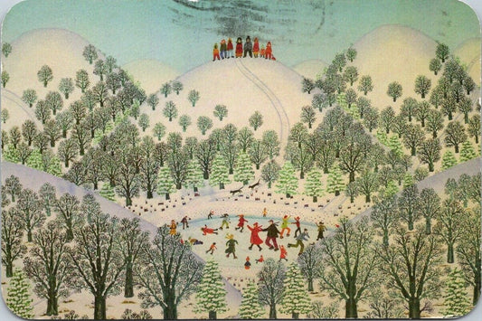 Vintage Postcard To Wish All The Joys Of Christmas Season 1986 US Postage