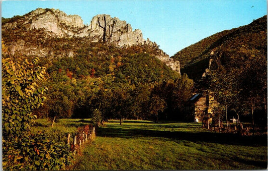 Vintage Postcard Seneca Rocks Monongahela National Forest West Virginia Unposted