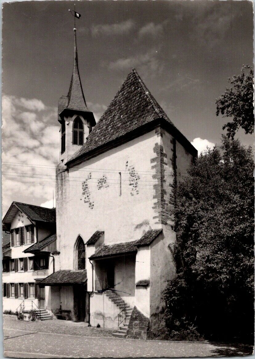 Postcard Vintage Kirche Greifensee Canton of Zürich Switzerland Unposted