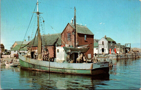 Postcard Vintage Scene At Rockport Massachusetts Posted 1958 Us 3 Cents