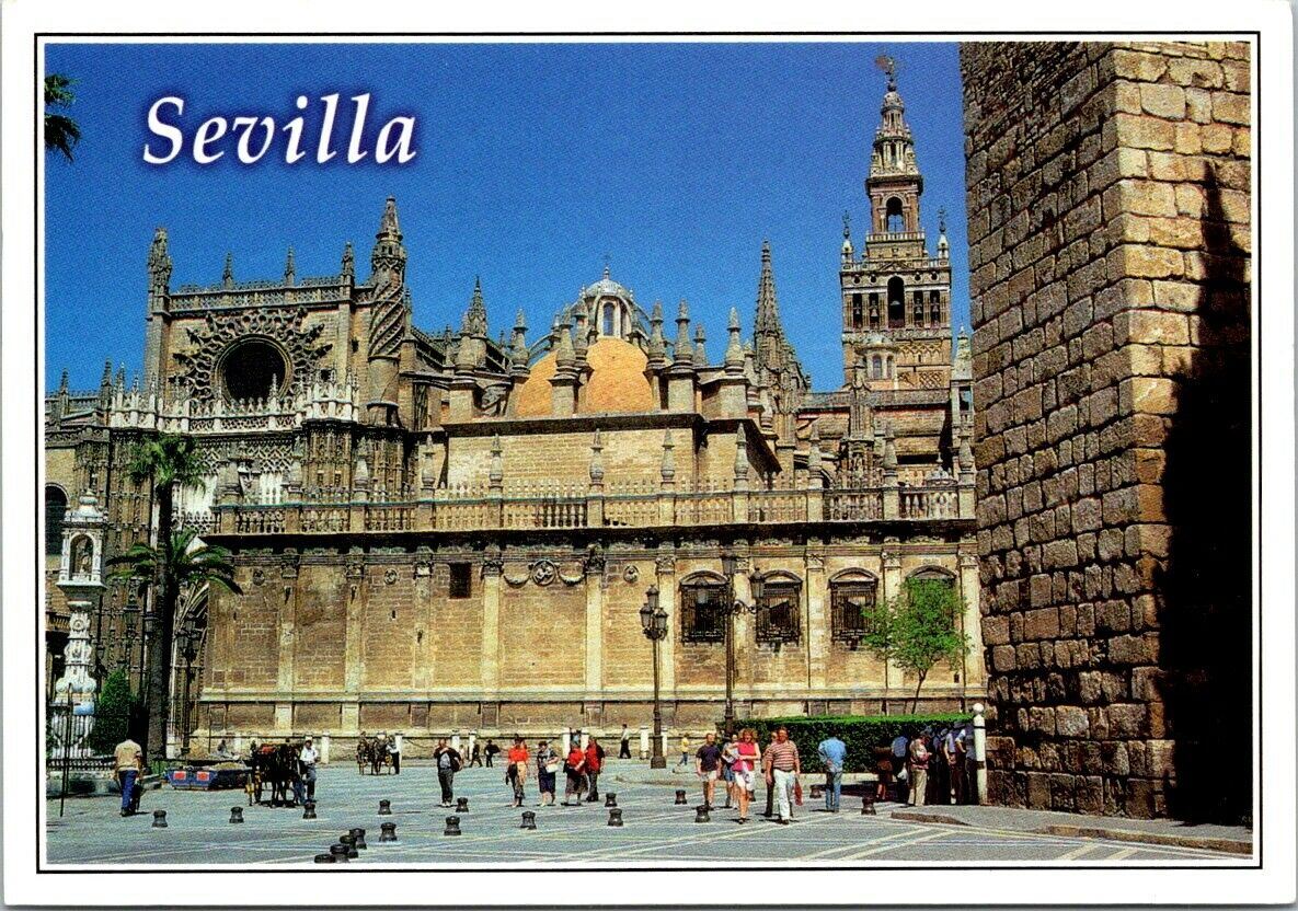 Vintage Postcard Catedral de Sevilla Cathedral of Saint Mary Of The See Spain