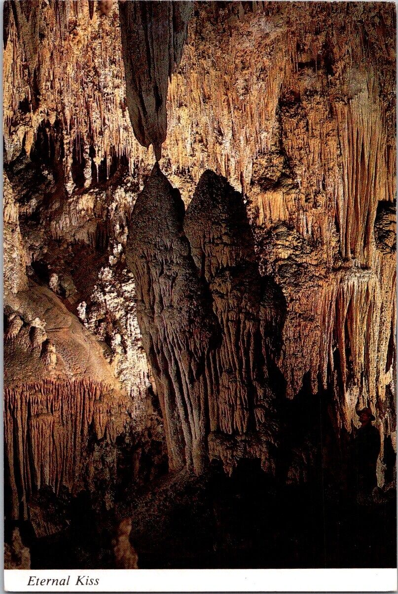 Vintage Postcard Eternal Kiss Carlsbad Caverns National Park New Mexico Unposted