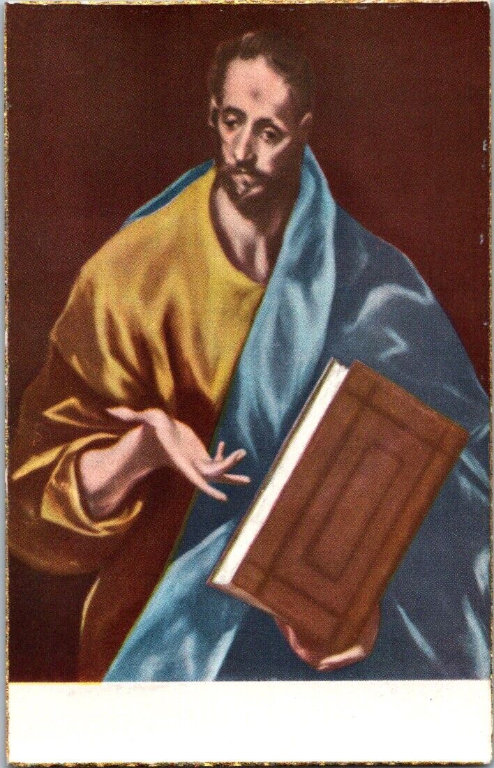 Vintage Postcard James the Less Painting By El Greco Toledo Spain Unposted