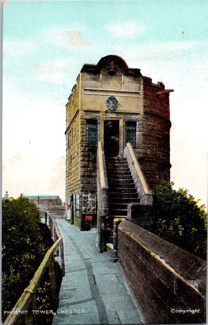 Vintage Postcard Phoenix Tower Chester England United Kingdom Unposted