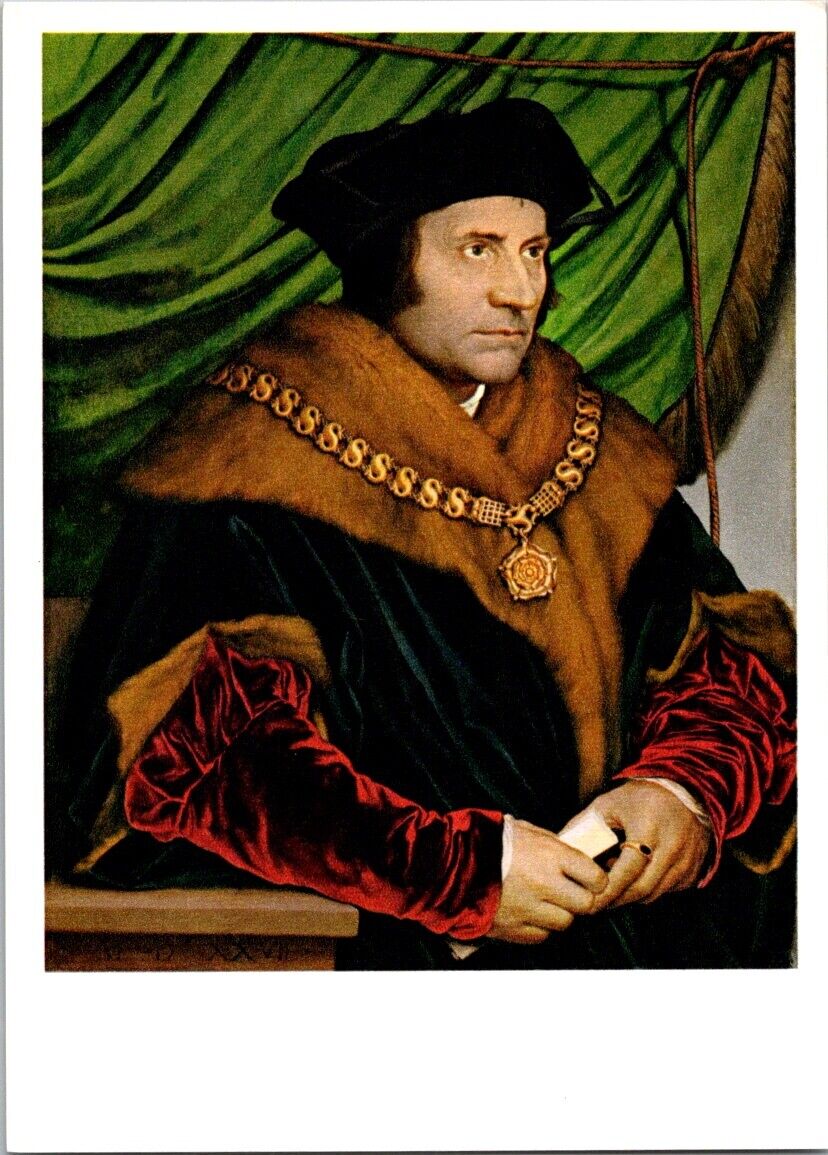 Vintage Postcard Sir Thomas More Hans Holbein The Younger The Frick Collection