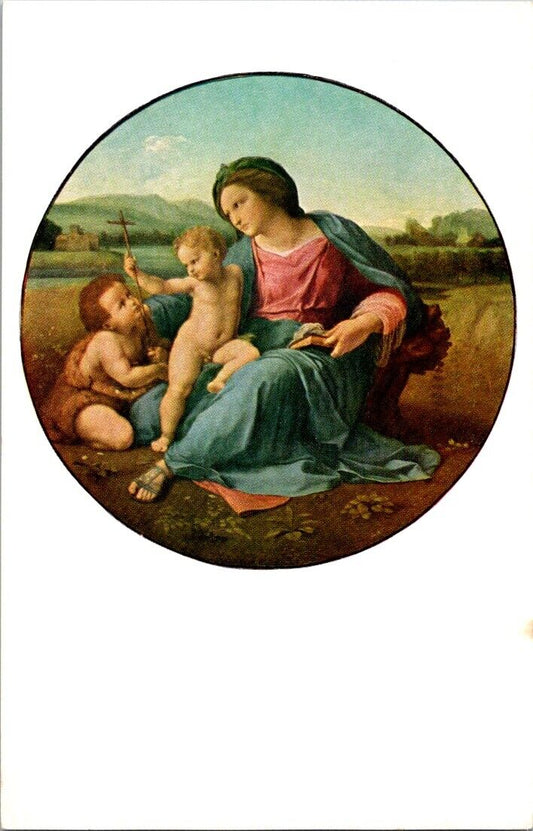 Vintage Postcard The Alba Madonna By Raphael National Gallery Of Art Unposted