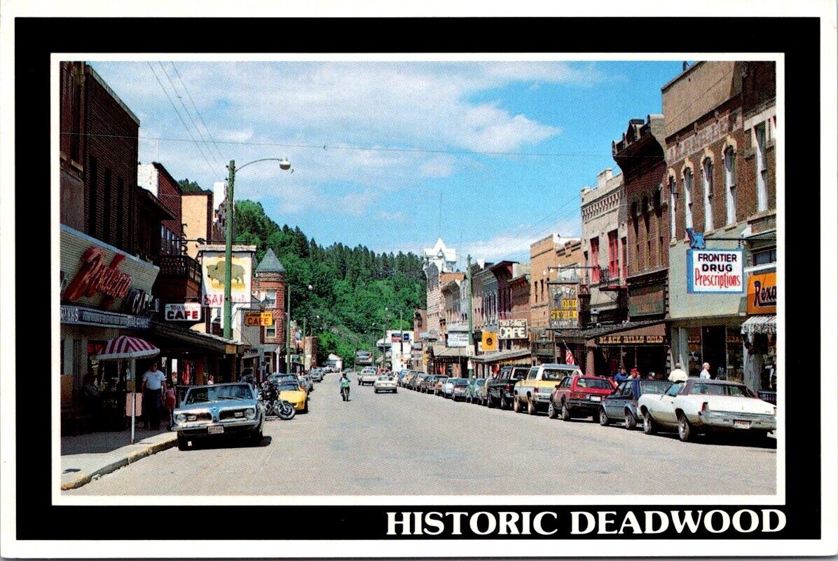 Vintage Postcard Historic Deadwood South Dakota United States Unposted