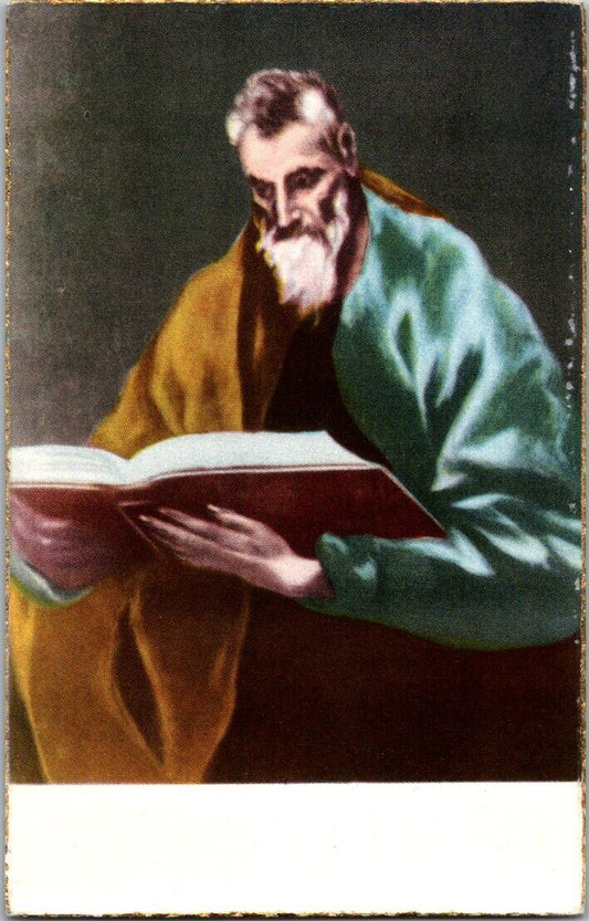 Vintage Postcard Saint Matthias By El Greco Toledo Spain Unposted