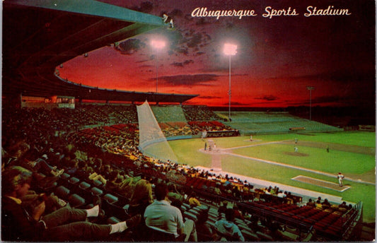 Postcard Albuquerque Sports Stadium New Mexico