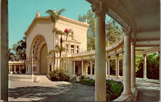 Postcard Balboa Park California Spreckel's Organ