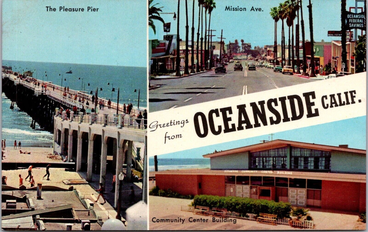 Postcard Oceanside California