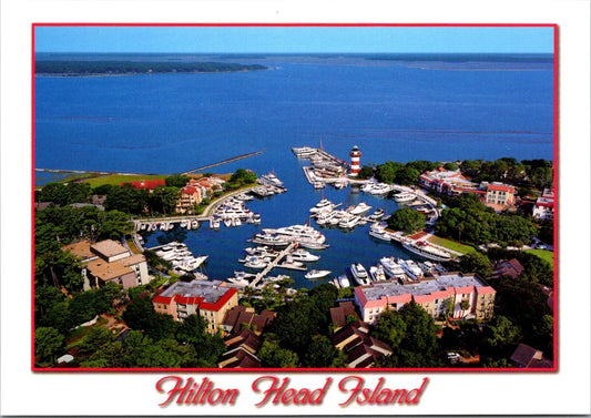 Postcard Post Card Hilton Head Island South Carolina Harbor Town Yacht Basin