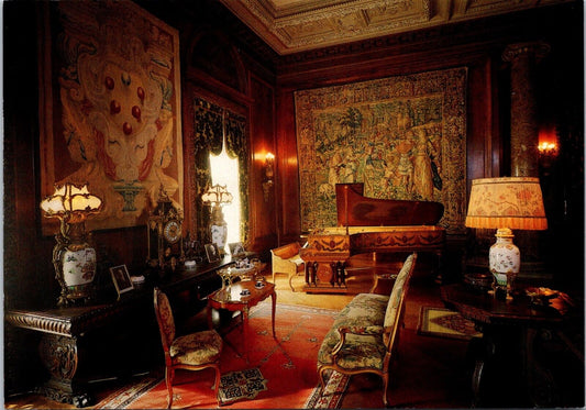 Postcard Post Card Vanderbilt Mansion Drawing Room Hyde Park New York