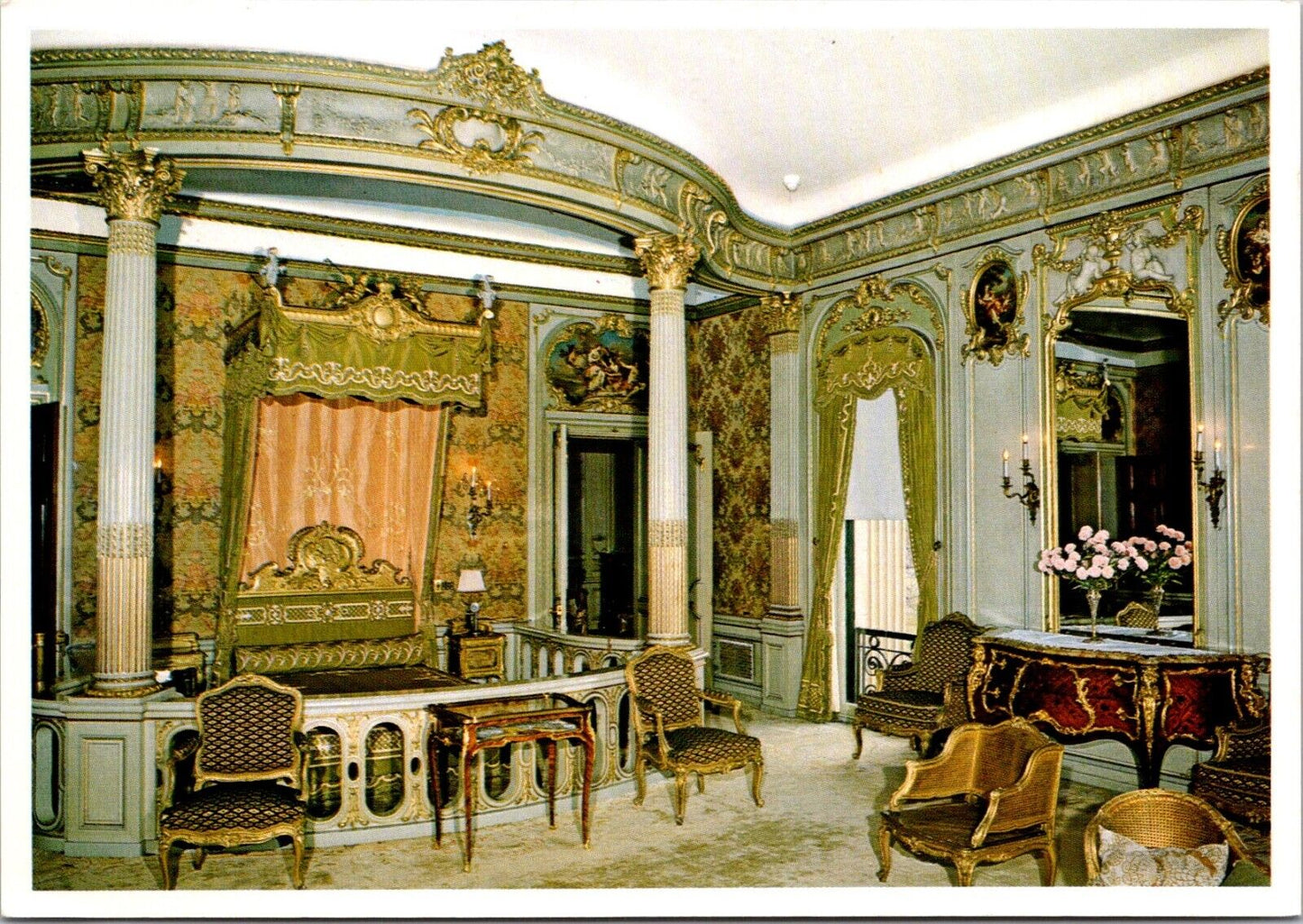 Postcard Post Card Louise Vanderbilt Room Hyde Park New York