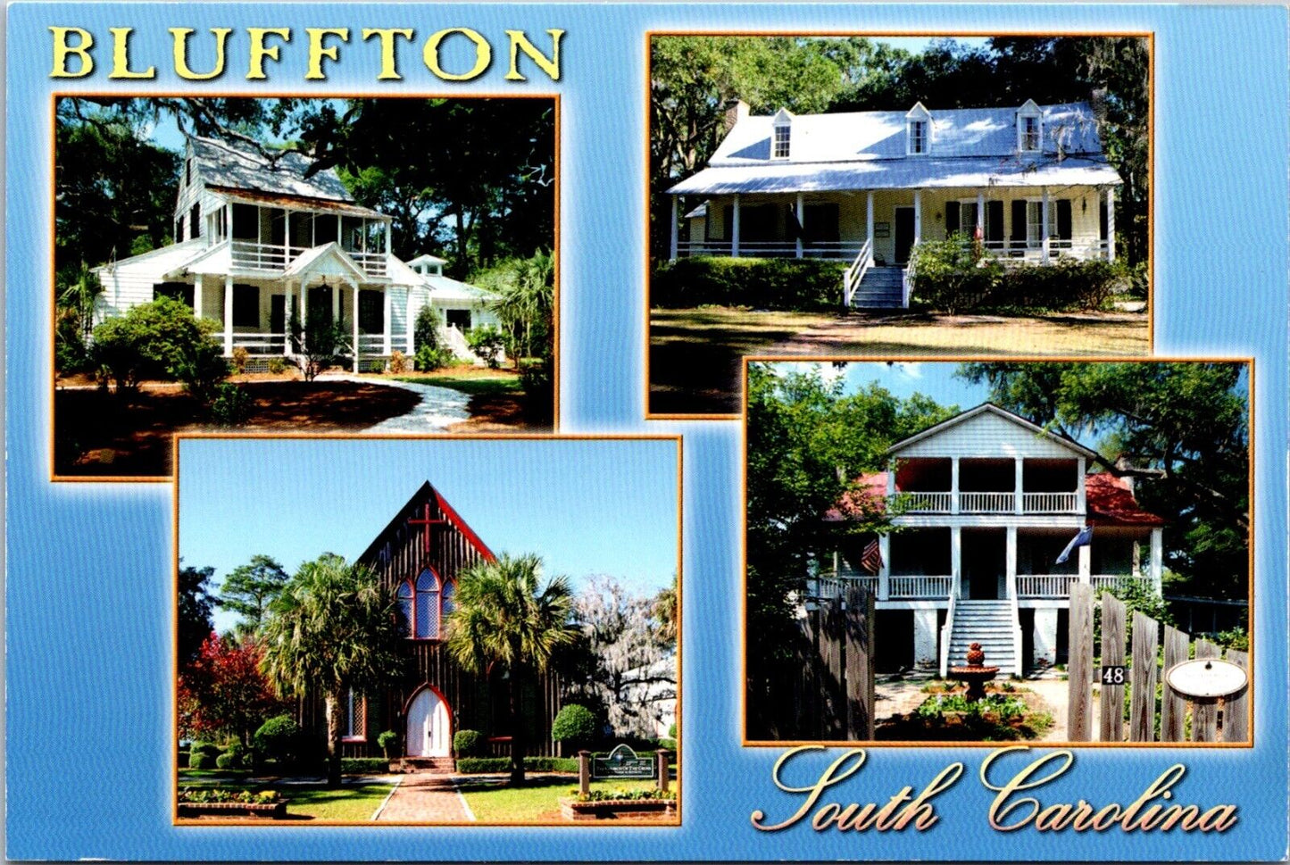 Postcard Post Card Bluffton South Carolina