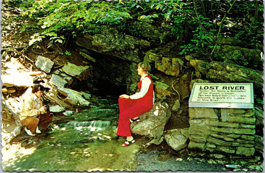 Postcard Post Card Lost River Natural Bridge Virginia