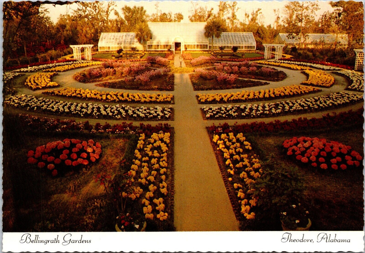 Postcard Post Card Bellingrath Gardens Theodore Alabama