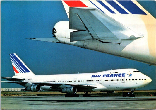 Postcard Post Card Air France Boeing 747