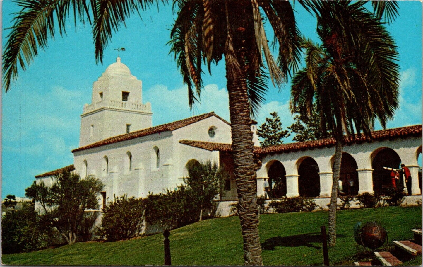 Postcard Junipero Serra Museum San Diego California