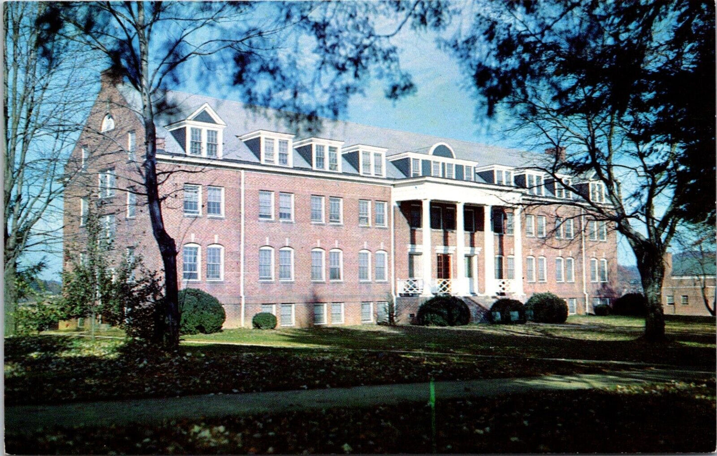 Postcard Brevard College Taylor Hall North Carolina