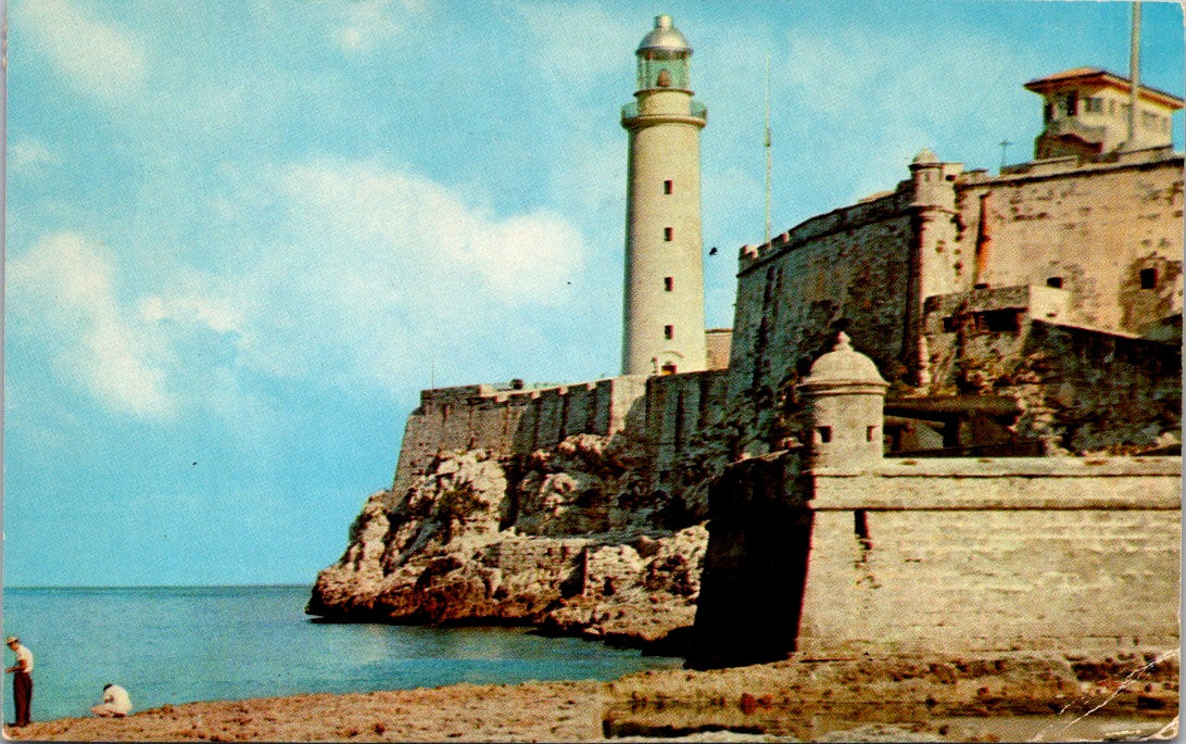 Vintage Postcard Castello Del Moro Havana Cuba Morro Castle Posted