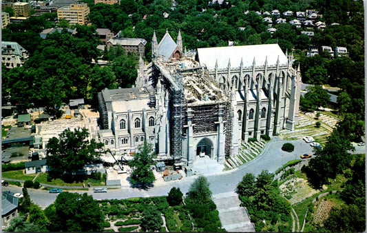 Vintage Postcard Washington Cathedral Mount Saint Alban Washington DC Unposted