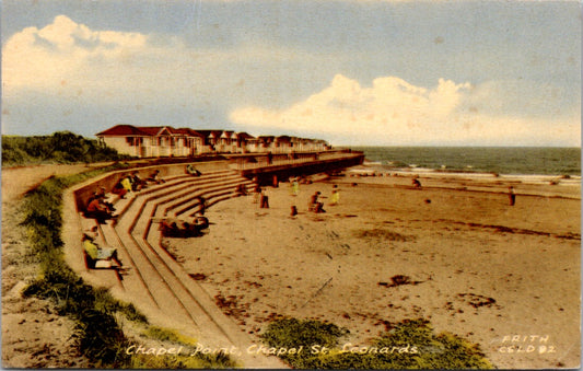 Vintage Postcard Chapel Point Chapel Saint Leonard United kingdom Posted 1962