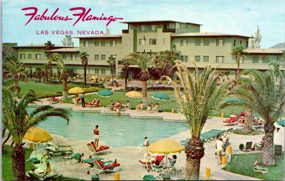 Vintage Postcard Fabulous Flamingo Las Vegas Nevada United States Unposted