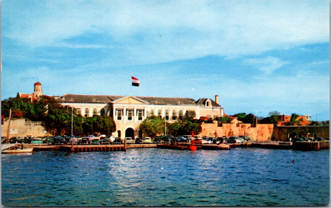 Vintage Postcard The Governor's Palace Curaçao Unposted