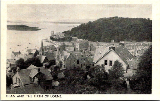 Vintage Postcard Oban And The Firth Of Lorne United Kingdom Unposted