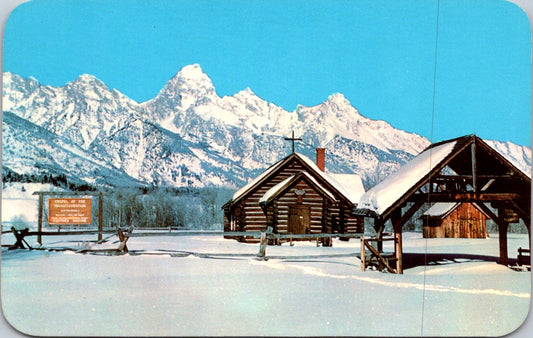 Vintage Postcard Church Of Transfiguration Jackson Hole Region Colorado Unposted