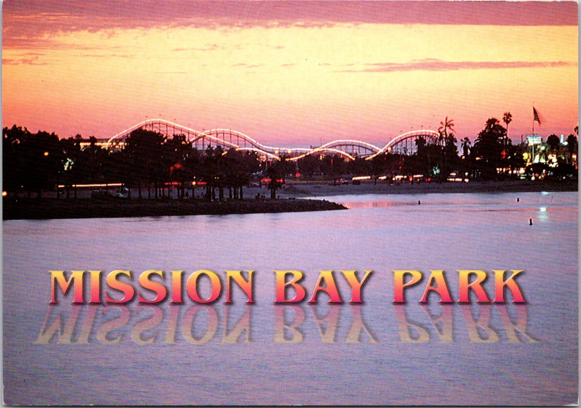 Vintage Postcard Mission Bay Park San Diego California United States Unposted