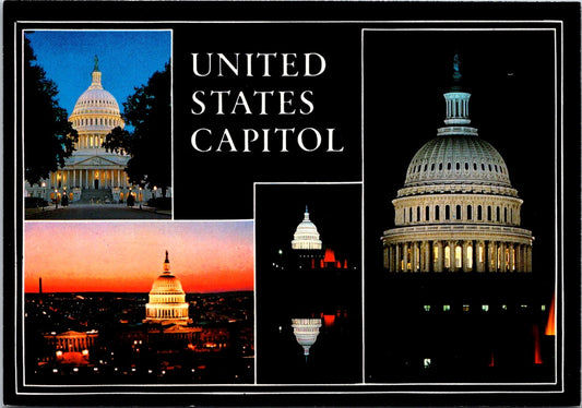 Vintage Postcard United States Capitol Washington DC United States Unposted