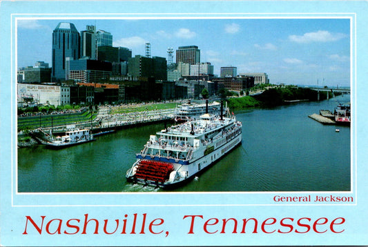 Vintage Postcard The General Jackson Nashville Tennessee United States Unposted