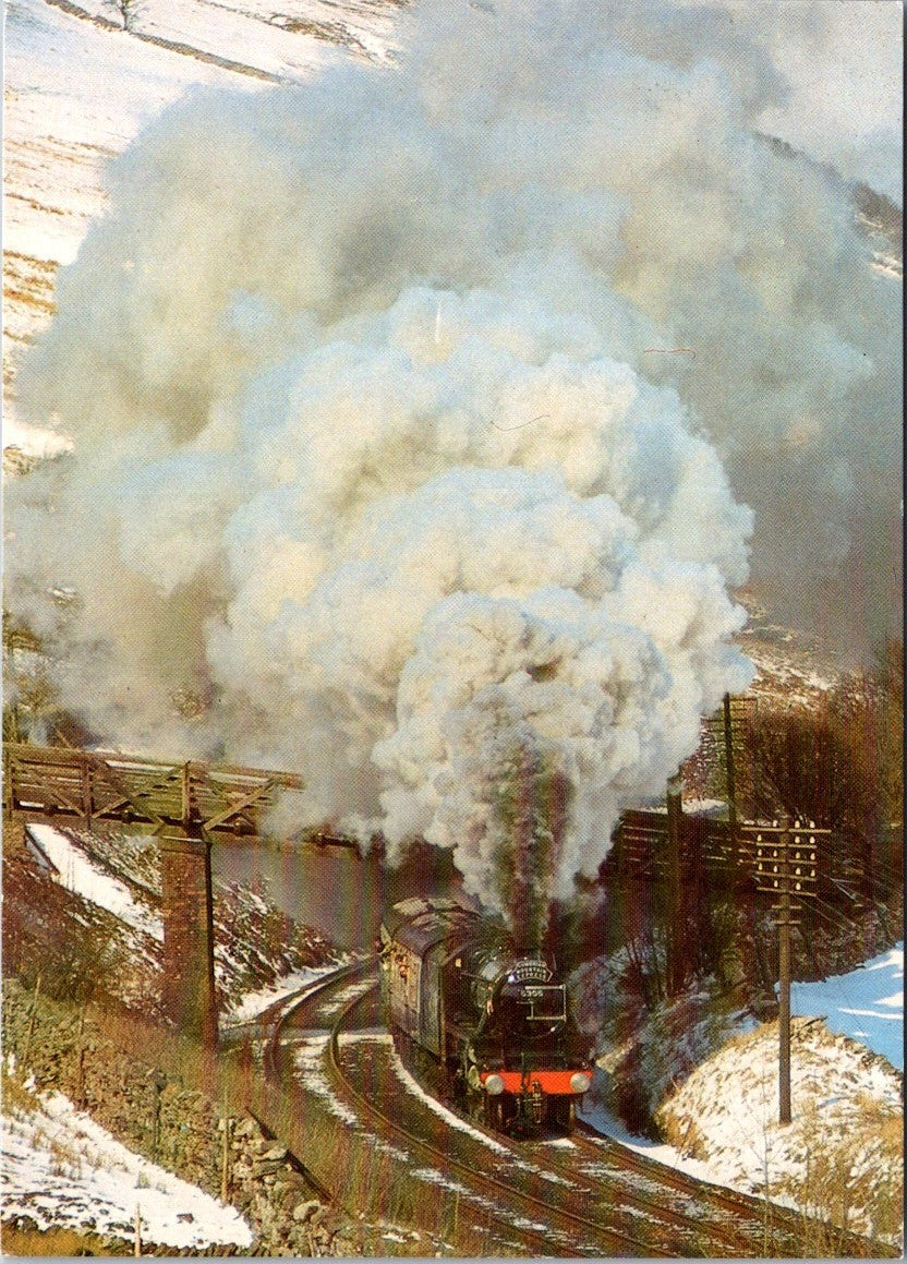 Vintage Postcard Leeds Settle Carlisle Line England's Greatest Scenic Main Line