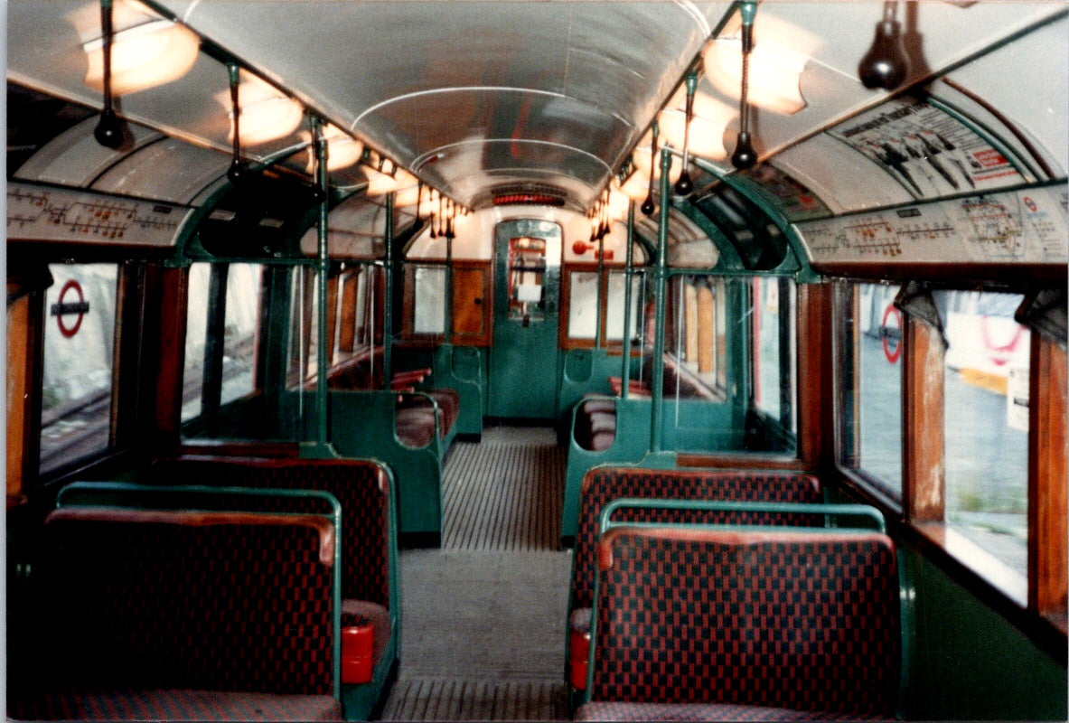 Vintage Postcard A Photo Of Train Transportation Unposted