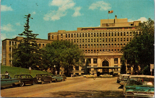 Vintage Postcard University Hospital Medical Center Ann Arbor Michigan Posted