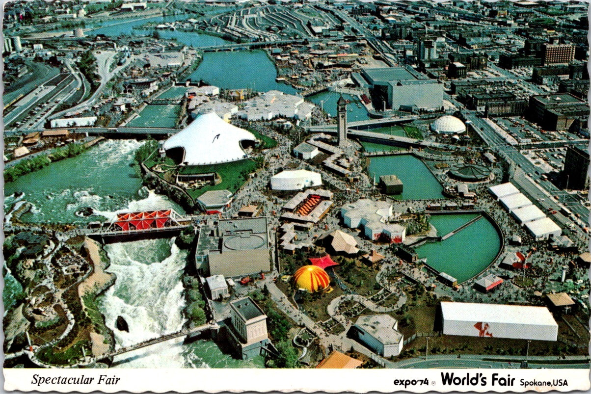 Vintage Postcard Spectacular Fair Expo '74 World Fair Spokane United States