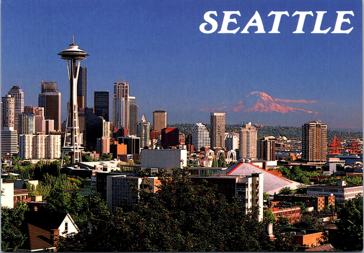 Vintage Postcard The Emerald City Seattle Washington United States Unposted