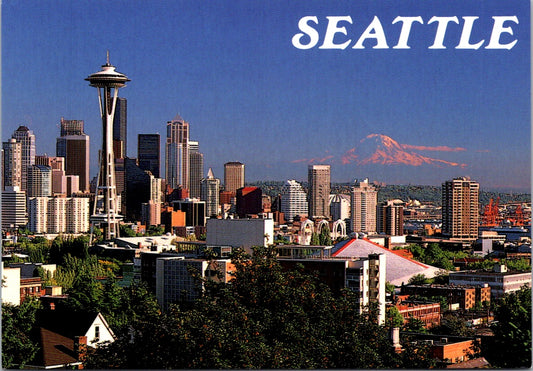 Vintage Postcard The Emerald City Seattle Washington United States Unposted