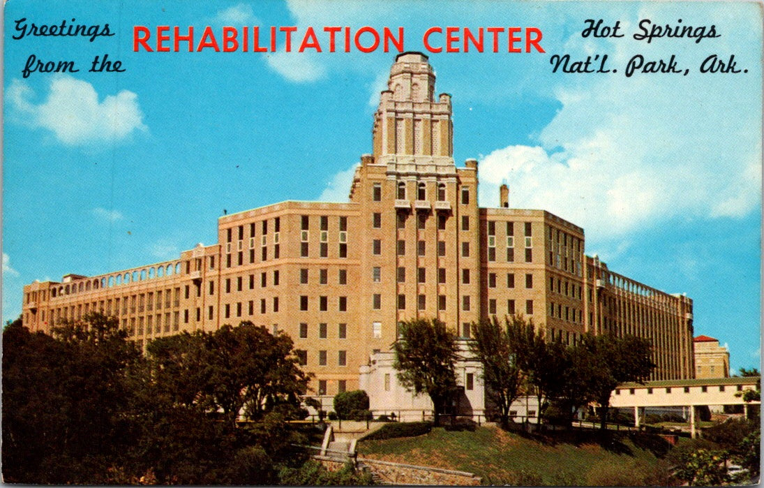 Vintage Postcard Rehabilitation Center National Park Arkansas United States