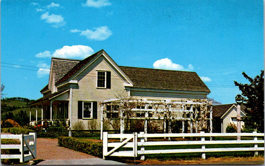 Vintage Postcard The Dr. Robert Newell House Champoeg Oregon United States