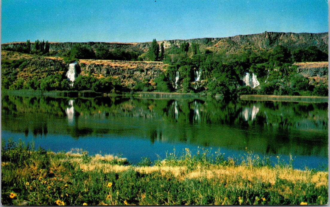 Vintage Postcard Thousand Springs Hagerman Valley Idaho United States Unposted