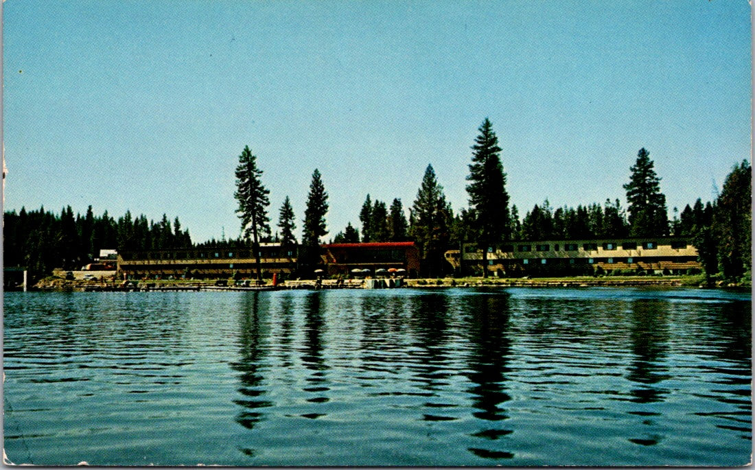 Vintage Postcard Shore Lodge On Payette Lakes Idaho United States Unposted