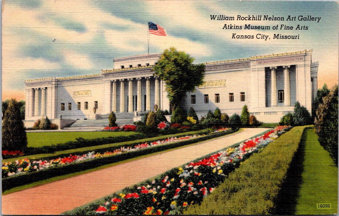 Vintage Postcard William Rockhill Nelson Art Gallery Kansas Missouri Unposted