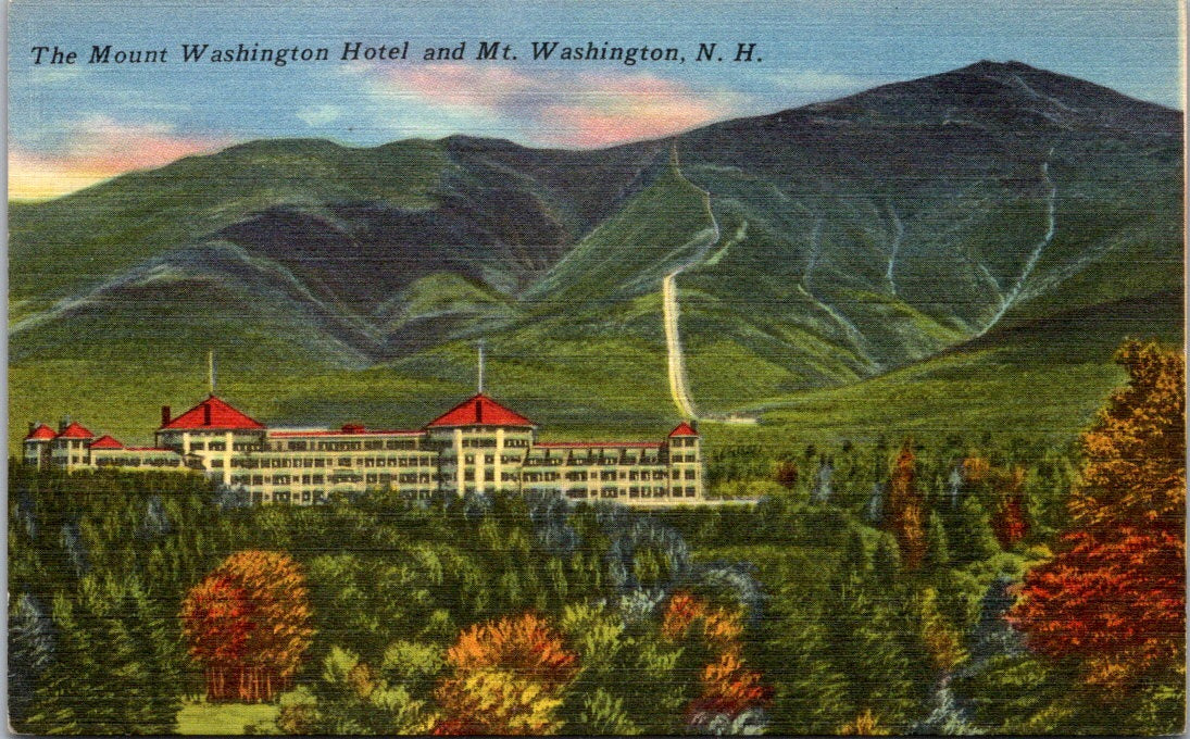 Vintage Postcard The Mount Washington Hotel New Hampshire United States Unposted