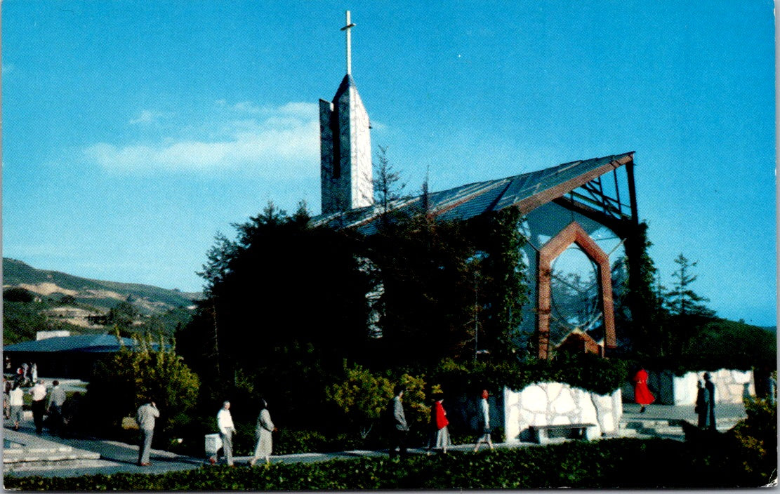 Vintage Postcard The Wayfarer's Chapel Rancho Palos Verdes California Unposted