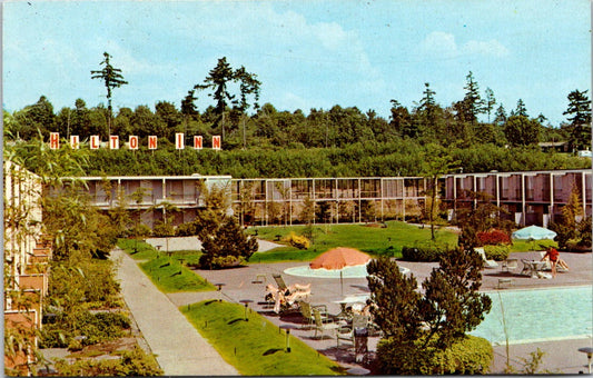 Vintage Postcard The Hilton Inn Seattle Tacoma Washington United States Unposted