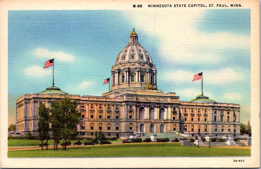 Vintage Postcard Minnesota State Capitol Saint Paul United States Unposted